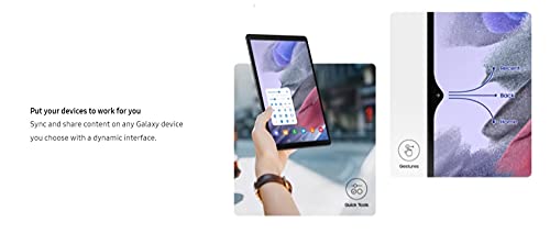 Samsung Galaxy Tab A7 Lite 8.7" (32GB, 3GB) Wi-Fi Only Android Octa-core Tablet, US Model SM-T220 W/Folding Smart Cover Leather Case