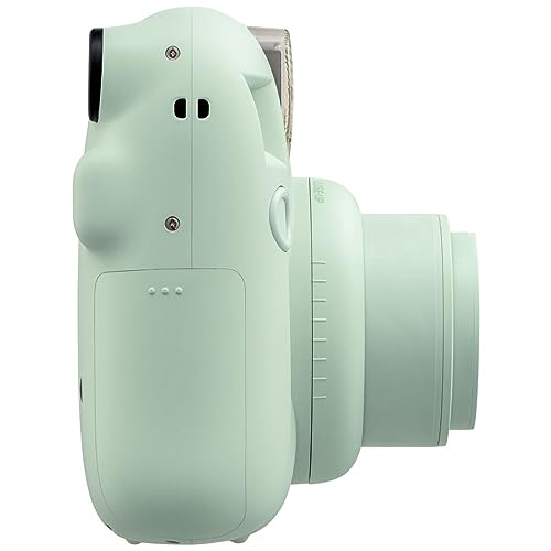 FUJIFILM INSTAX Mini 12 Instant Film Camera | Pastel Blue Bundled with INSTAX Mini Instant Film |40 Exposures + Instax Accessory Bundle + AA Batteries + Cleaning Cloth (10 Items)