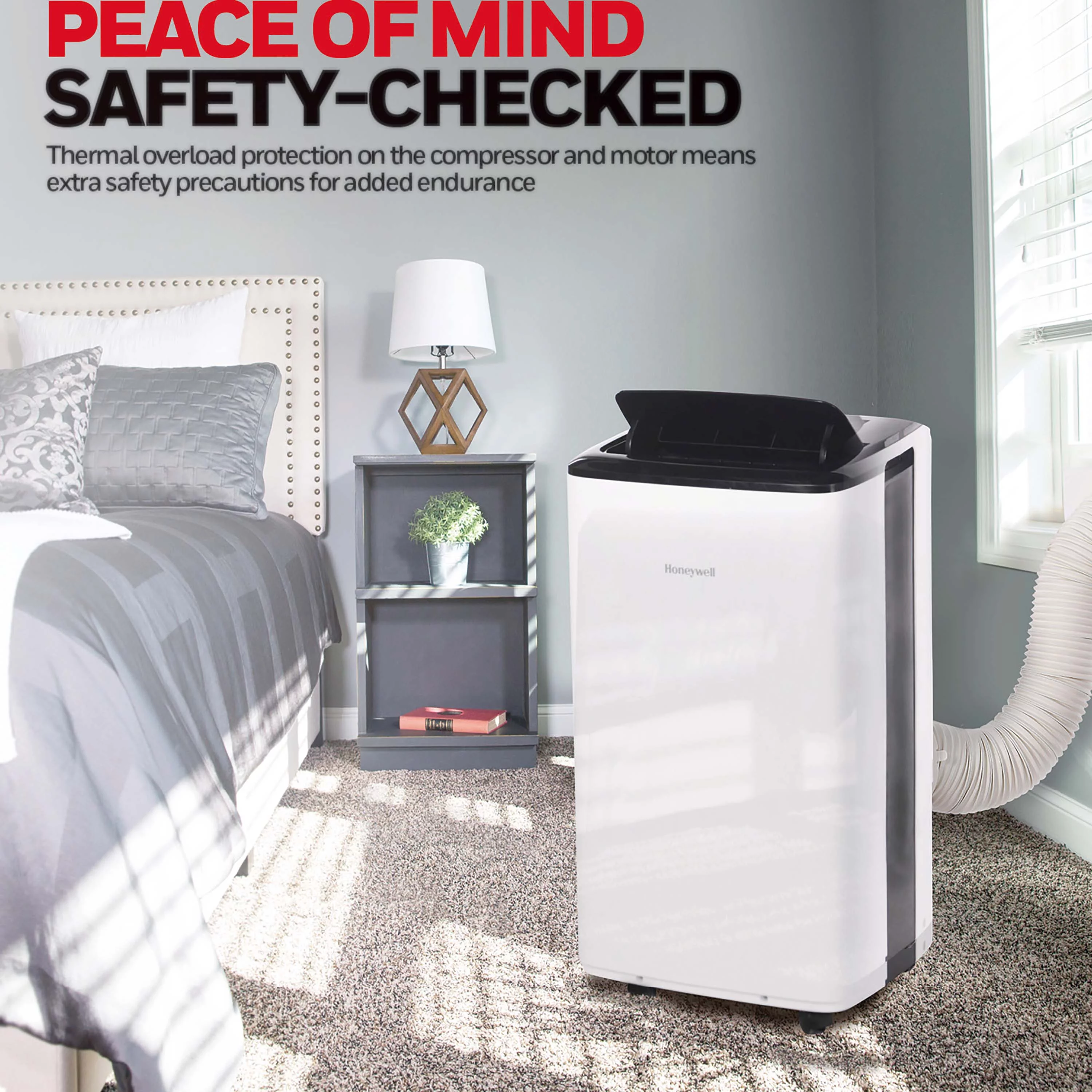 Honeywell 8,000 BTU Portable Air Conditioner with Dehumidifier & Fan