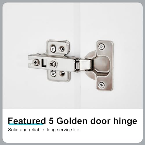 3-Door Armoire Wardrobe Closet Storage, Wood 3 Drawers White Closet Cabinet for Large Capacity with Hanging Rod and Metal Handles for Tall Cabinet Closet 47.3" L x 20.3" W x 74.2" H
