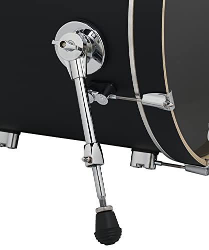 Pacific Drums & Percussion Drum Set Concept Maple 5-Piece, Satin Black Shell Pack (PDCM2215BK)