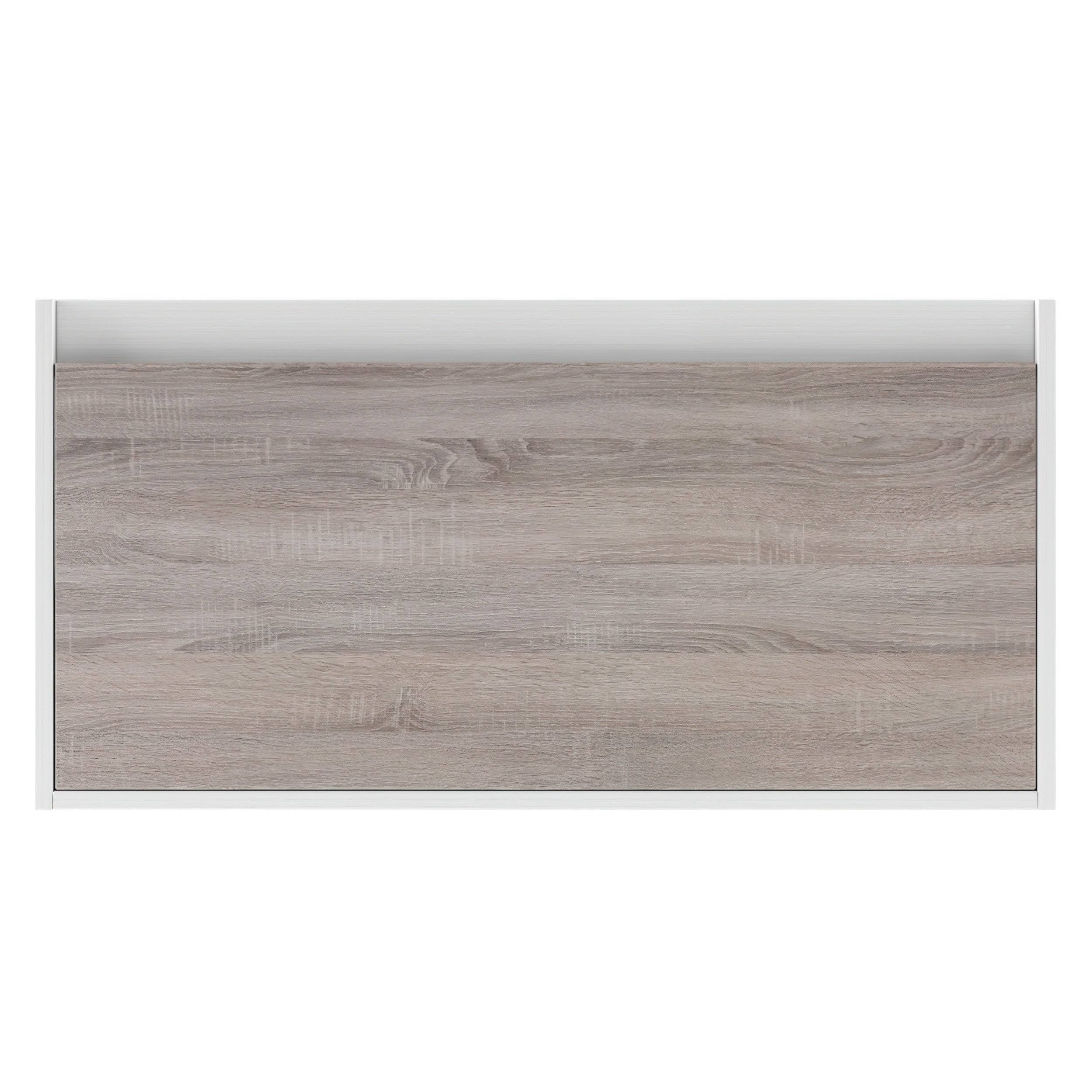 32x22 Bathroom Vanity Cabinet + Ceramic Sink | Tribeca | W 32 x H 20 x D 18 in RHD Weathered