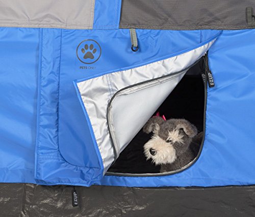 E-Z UP Camping Cube 6.4, Converts 10' Straight Leg Canopy into Camping Tent, Royal Blue (Canopy/Shelter NOT Included)