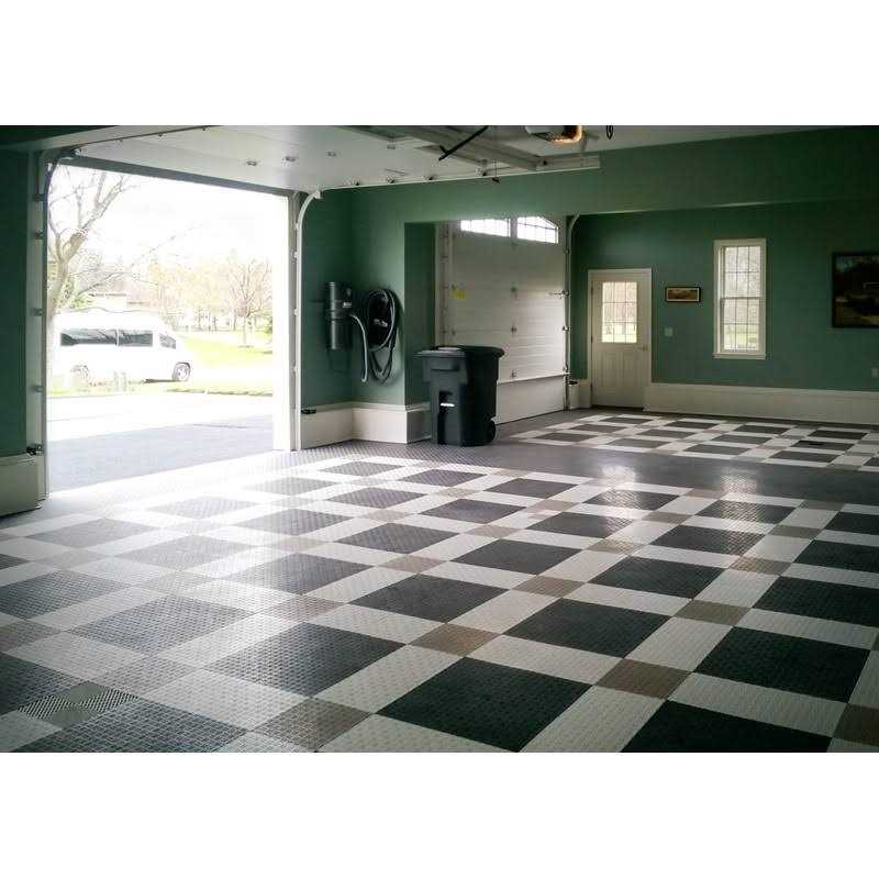 Big Floors GarageTrac Diamond Durable Interlocking Modular Garage Flooring Tile - Shop Hardware Tools Online Store