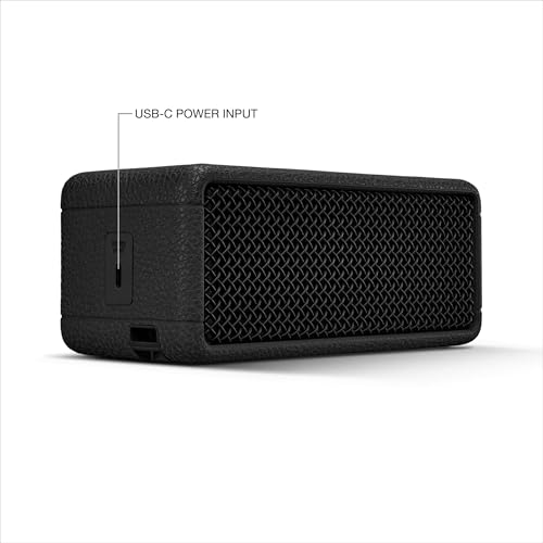 Marshall Emberton III Portable Bluetooth Speaker - Black & Brass