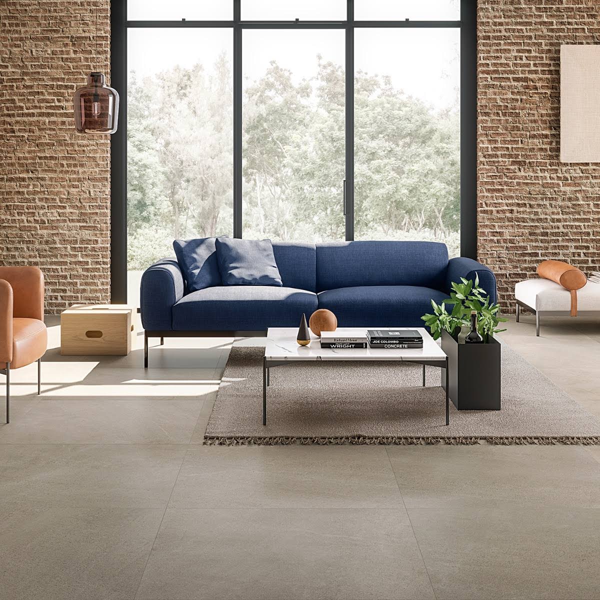 Ivy Hill Tile Jefferson Rock 36 in. x 36 in. Matte Porcelain Floor and Wall Tile (2 pieces/17.43 Sq. ft./Case)