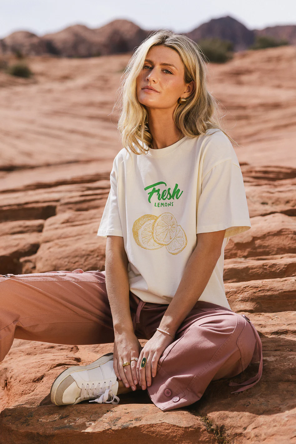 Savannah Cargo Pants in Mauve - FINAL SALE