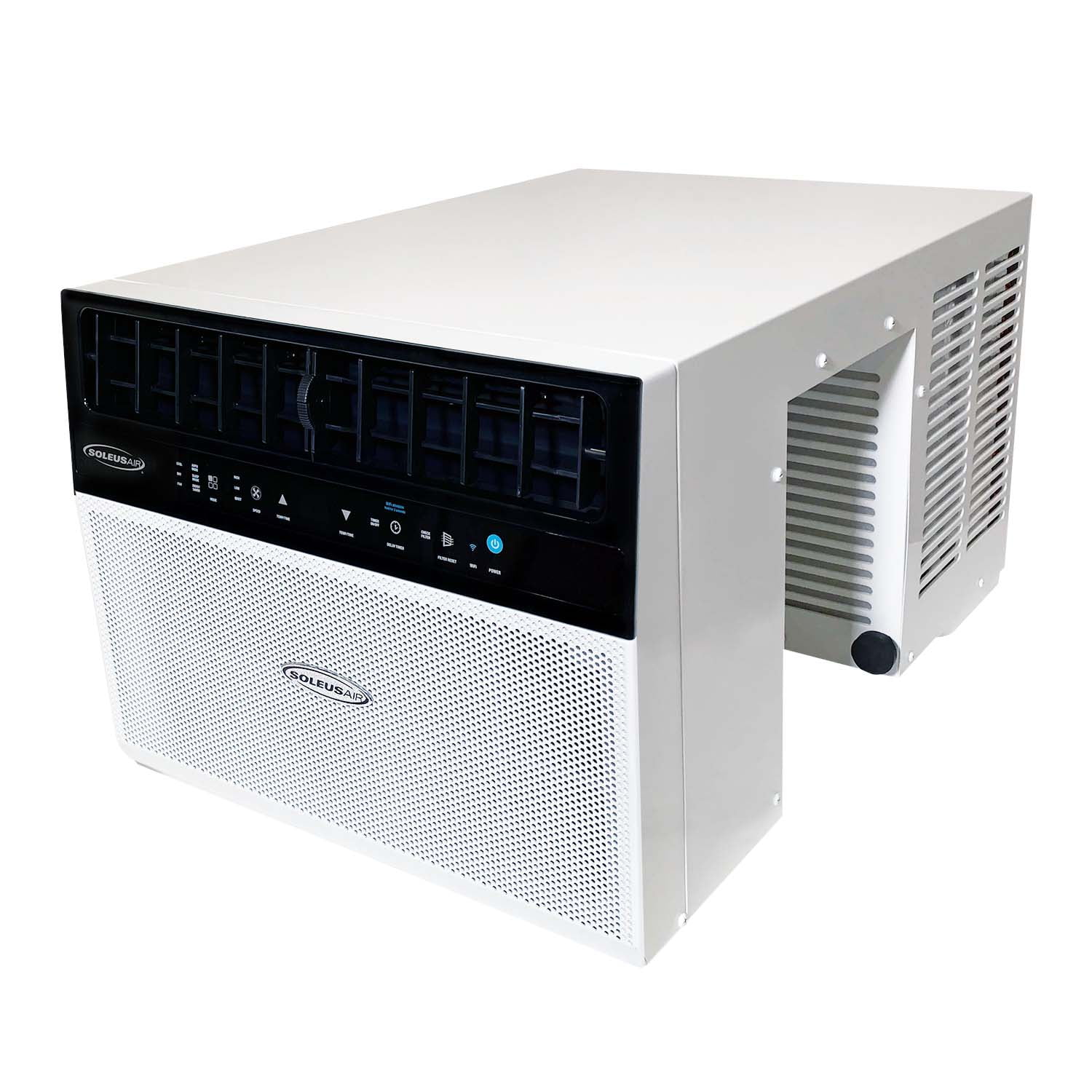 Soleus Air Exclusive 6,000 BTU Energy Star First Ever Over the Sill Air Conditioner Putting it in a Class of its Own for Safety and Whisper Quiet, Along with Keeping Your Window View