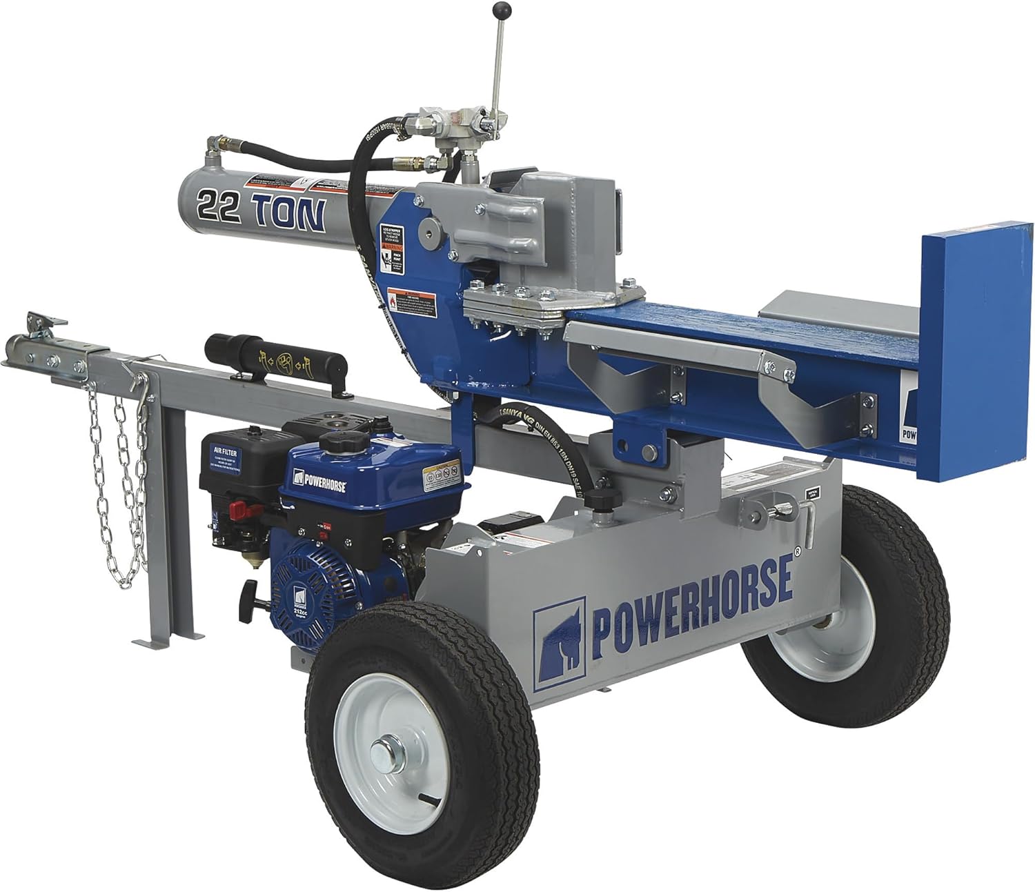 Powerhorse Horizontal/Vertical Log Splitter - 22 Tons, 212cc Engine