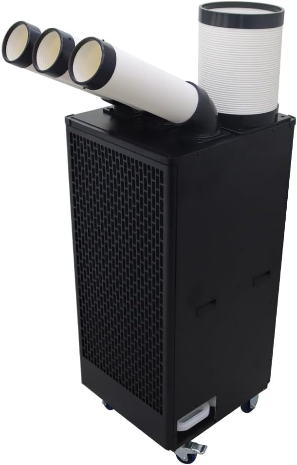 HayWHNKN Industrial Spot Cooler Commercial Air Conditioner 22500 Btu/h Mobile Outdoor Cooling Aircon 220V 2.5KW