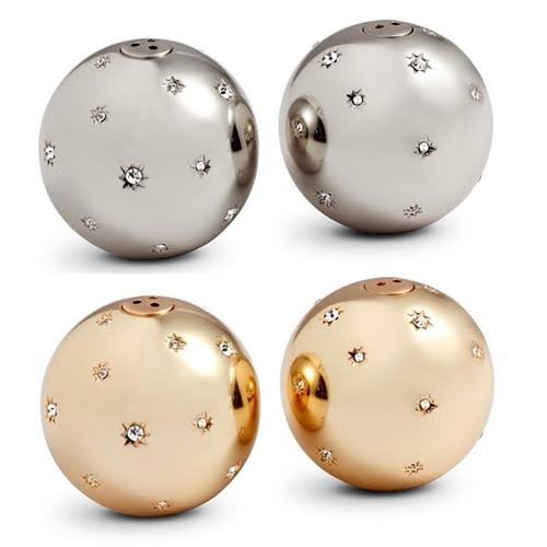 L&Objet Stars Spice Jewels Salt u0026 Pepper Shakers - Platinum