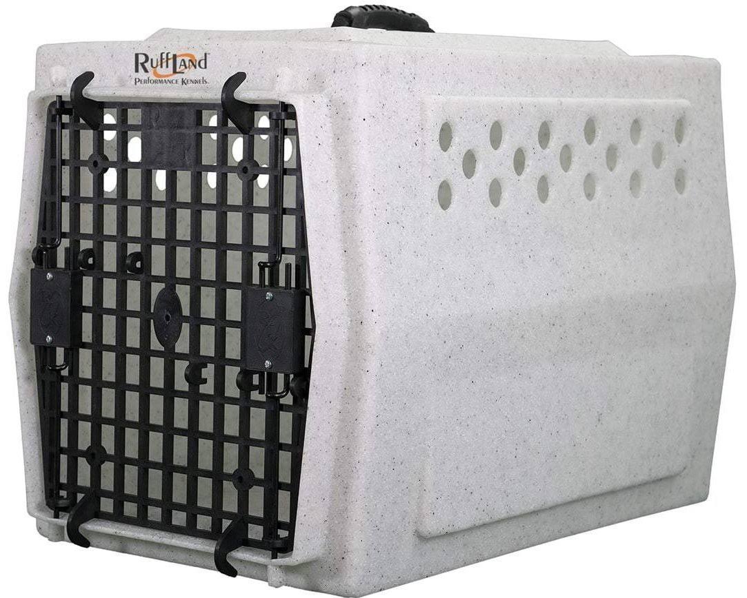 Ruff Land Kennel Single Front Door Dog Crate, Mid-Size