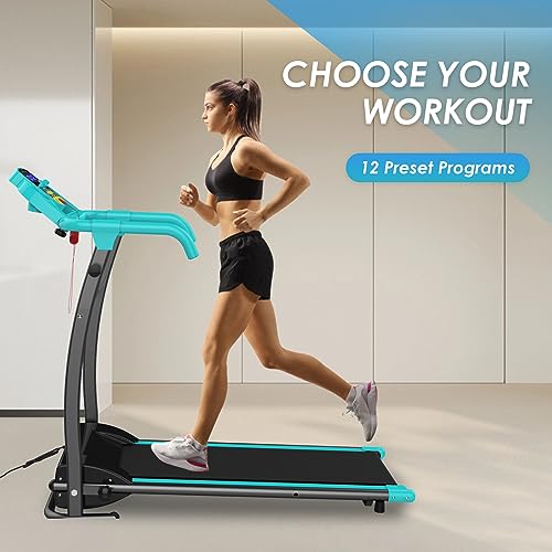 Folding Treadmill-Walking Pad-Treadmills for Home/Office-2.5 HP Portable Electric Foldable Treadmill Running Exercise Machine Compact Treadmill Fitness Workout Jogging