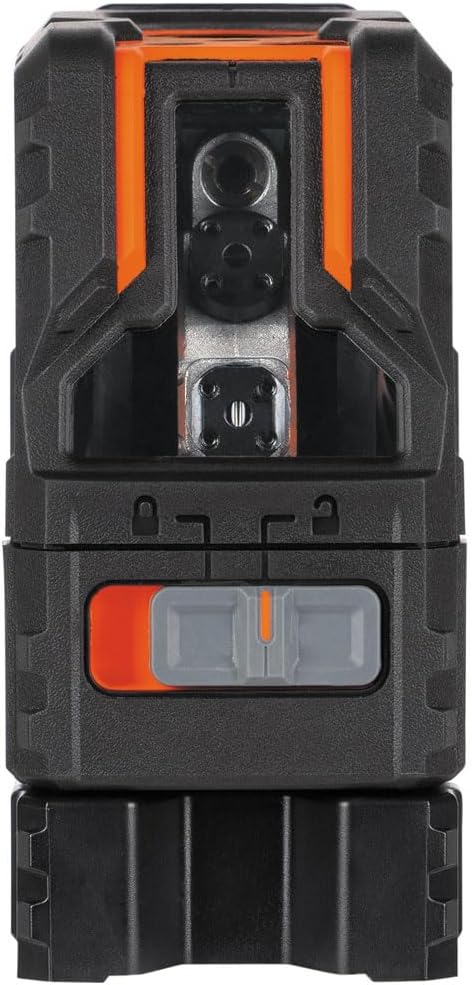 Klein Tools 93LCLGR Self-Leveling Laser Level, Rechargeable, Cross-Line Level with Bright Green Lines, Red Plumb, Magnetic Mounting Clamp