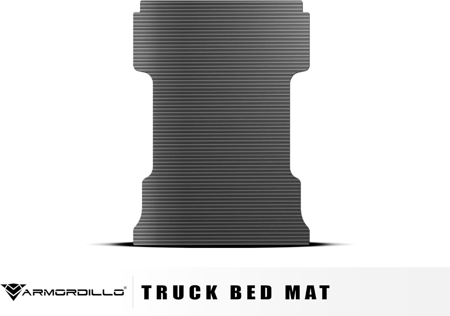 Armordillo USA 8706046 Horizontal Line Rubber Truck Bed Mat - Black Fits 2015-2022 Ford F150 6.5 Feet (78") Bed