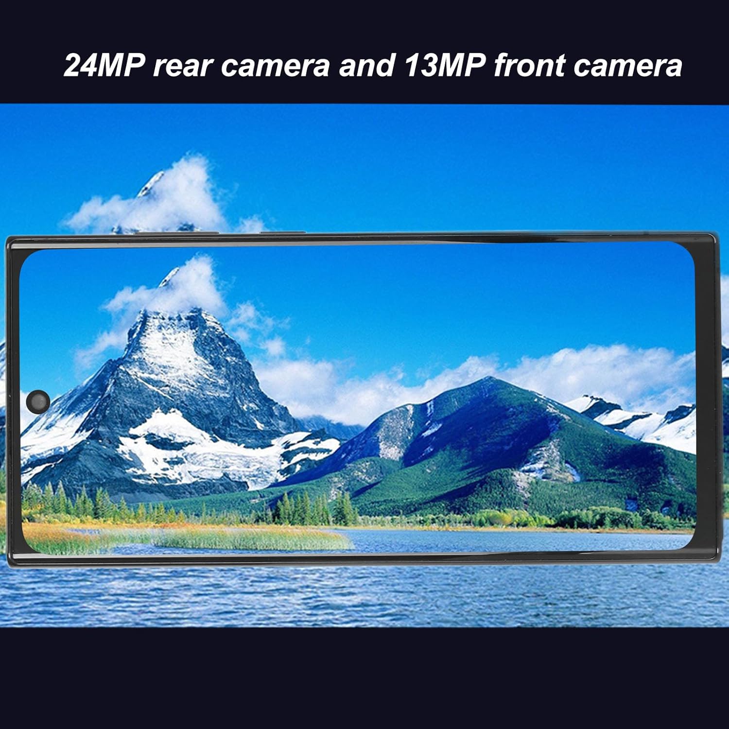 23 Plus Ultra Pro Cell Phone, Unlocked for Android 12 Smartphone with Stylus, 8GB RAM 128GB ROM, 6.5 HD Display, 16MP 24MP Dual Camera, Dual SIM, 5000mAh Battery (Black)