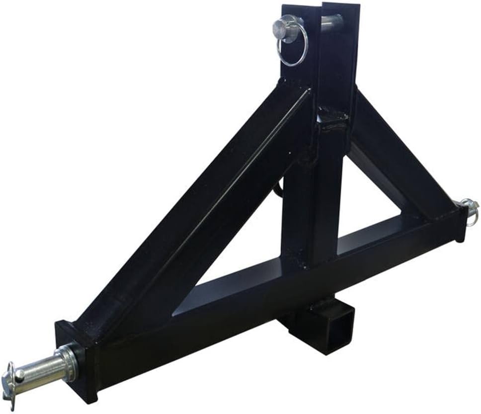 Titan Attachments Heavy Duty CAT 2 3-Point 2 Receiver Hitch Quick Hitch Compatible