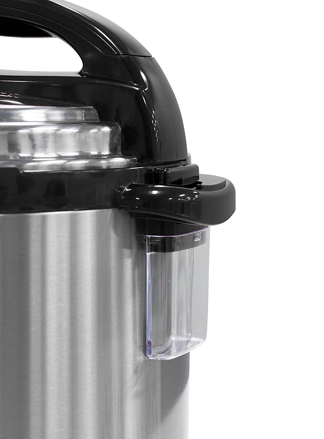 Elite Platinum Epc-1013 Maxi-Matic 10 Quart Electric Pressure Cooker, Black