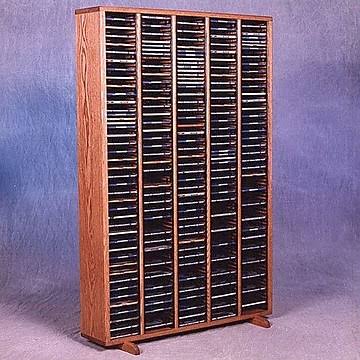 Wood Shed 400 Series 400 CD Multimedia Storage Rack; Unfinished