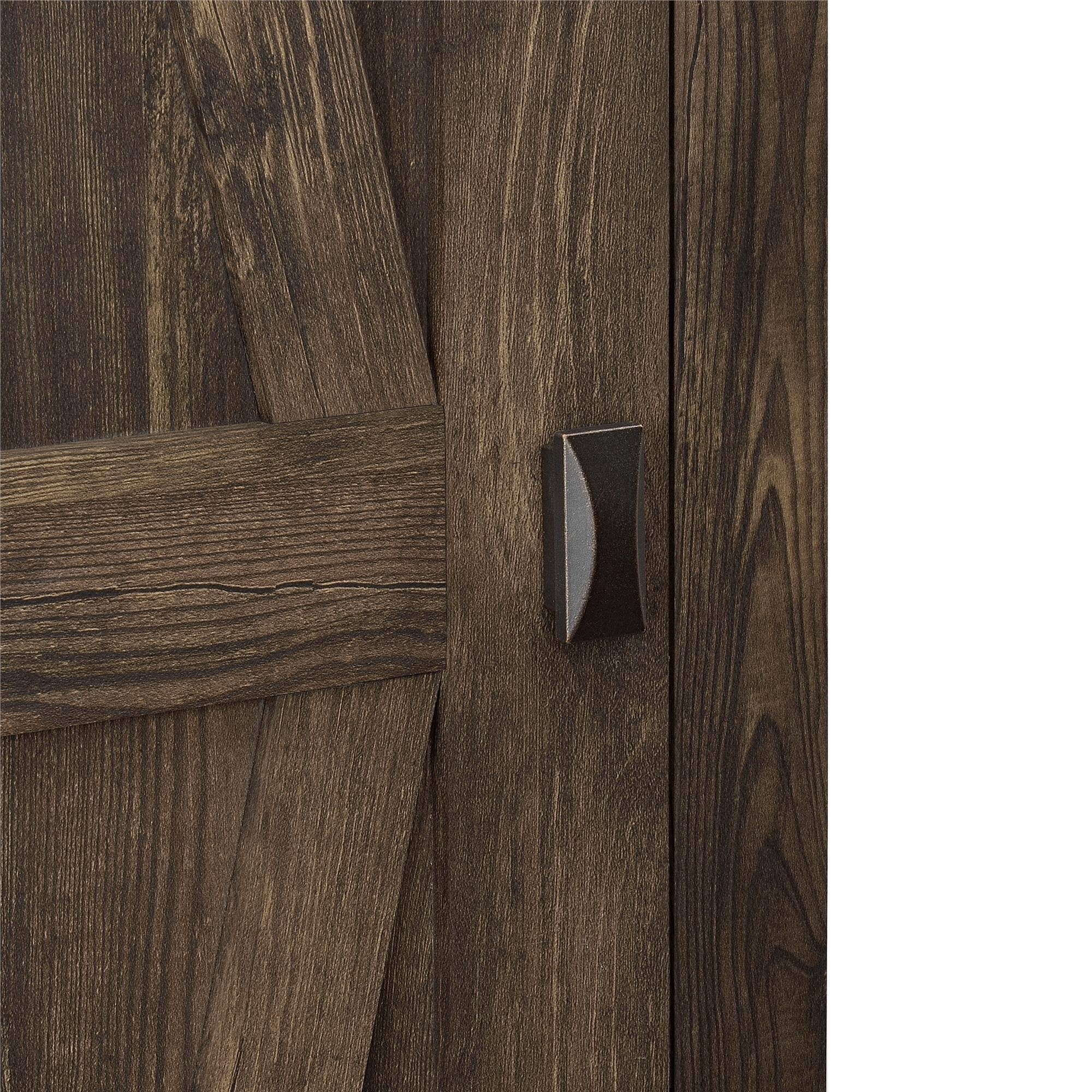 Farmington 30x22 Wide Storage Cabinet, Rustic