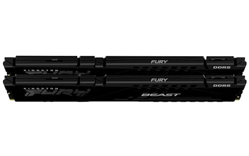 Beast 64GB (2x32GB) 6000MT/s DDR5 CL30 Desktop Memory | AMD Expo | Plug N Play | Kit of 2 | KF560C30BBEK2-64