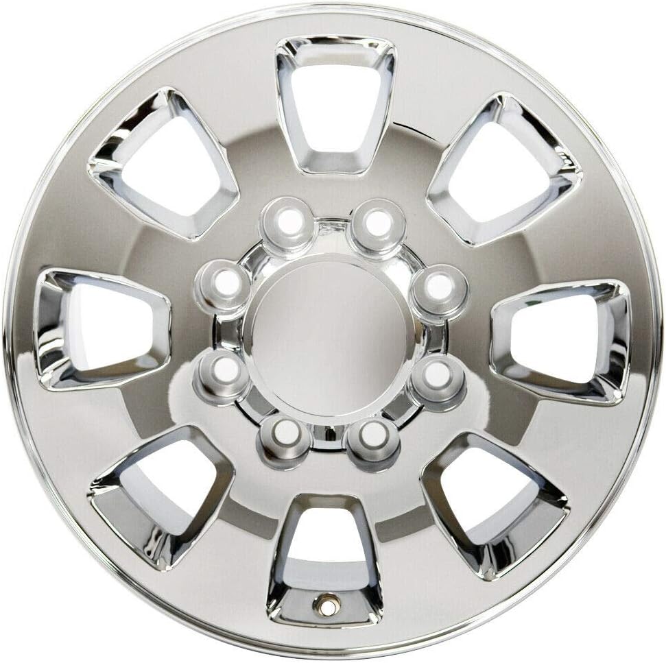 Partsynergy Replacement For 18" Rim fits 2011-2018 GMC Sierra 2500/3500 8x180 Chrome 18x8 Wheel