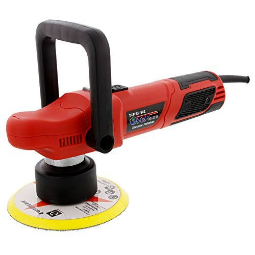 TCP Global 6 inch Variable Speed Random Orbit Dual-Action Polisher; Professional High Performance Buff, Polish u0026 Detail Car