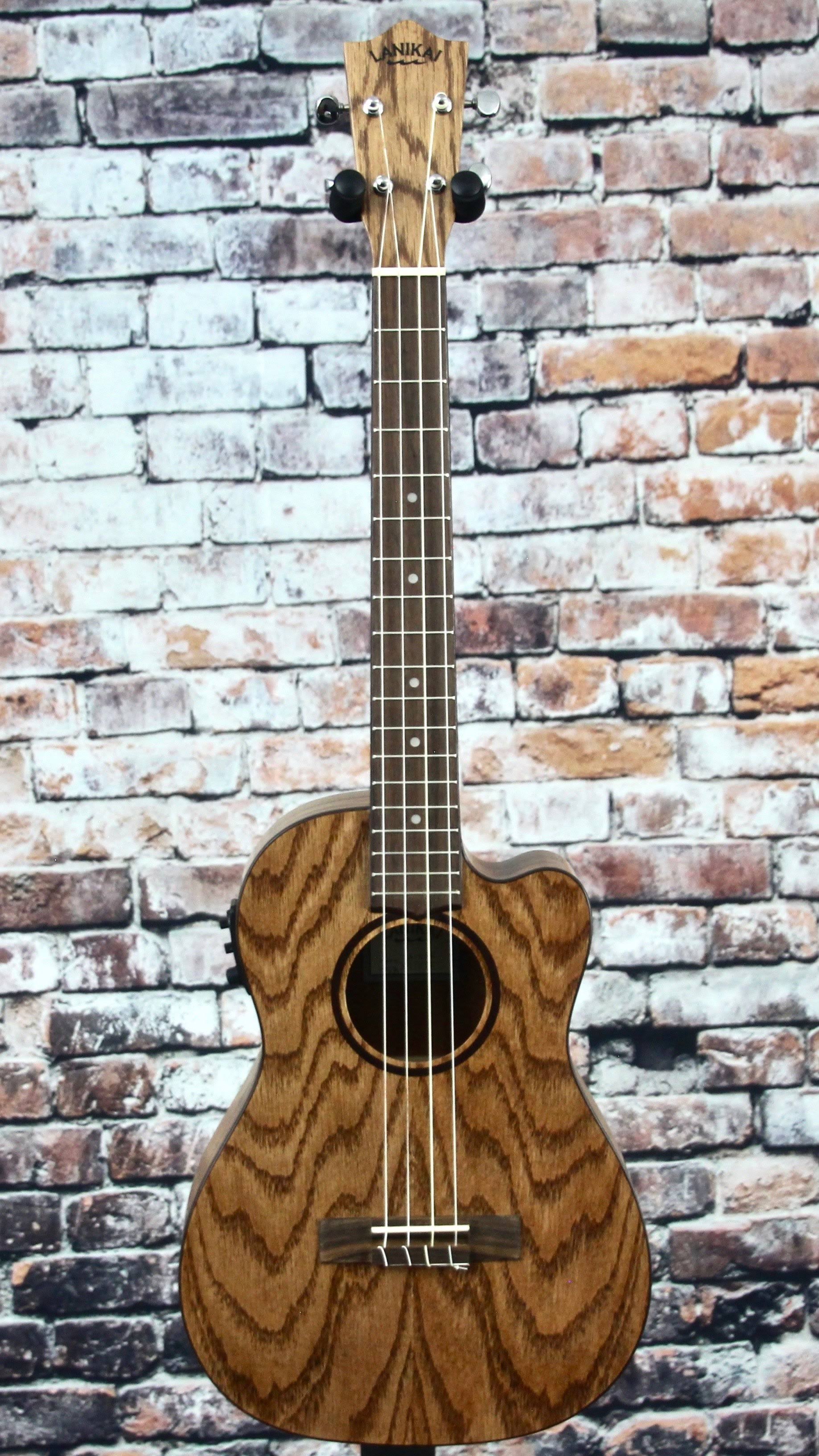 Lanikai OA-CEB Oak Baritone Acoustic-Electric Ukulele