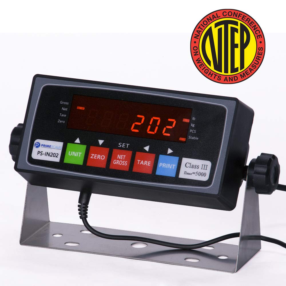 PrimeScales 10000lb Load Bar Scale Set for Cattle Scale, Hog Scale, Pig Scale, Goat Scale, Sheep Scale, Alleyway Scale, Chute Scale and Cage Scale | Two Weigh Bar and One Indicator Set (36)
