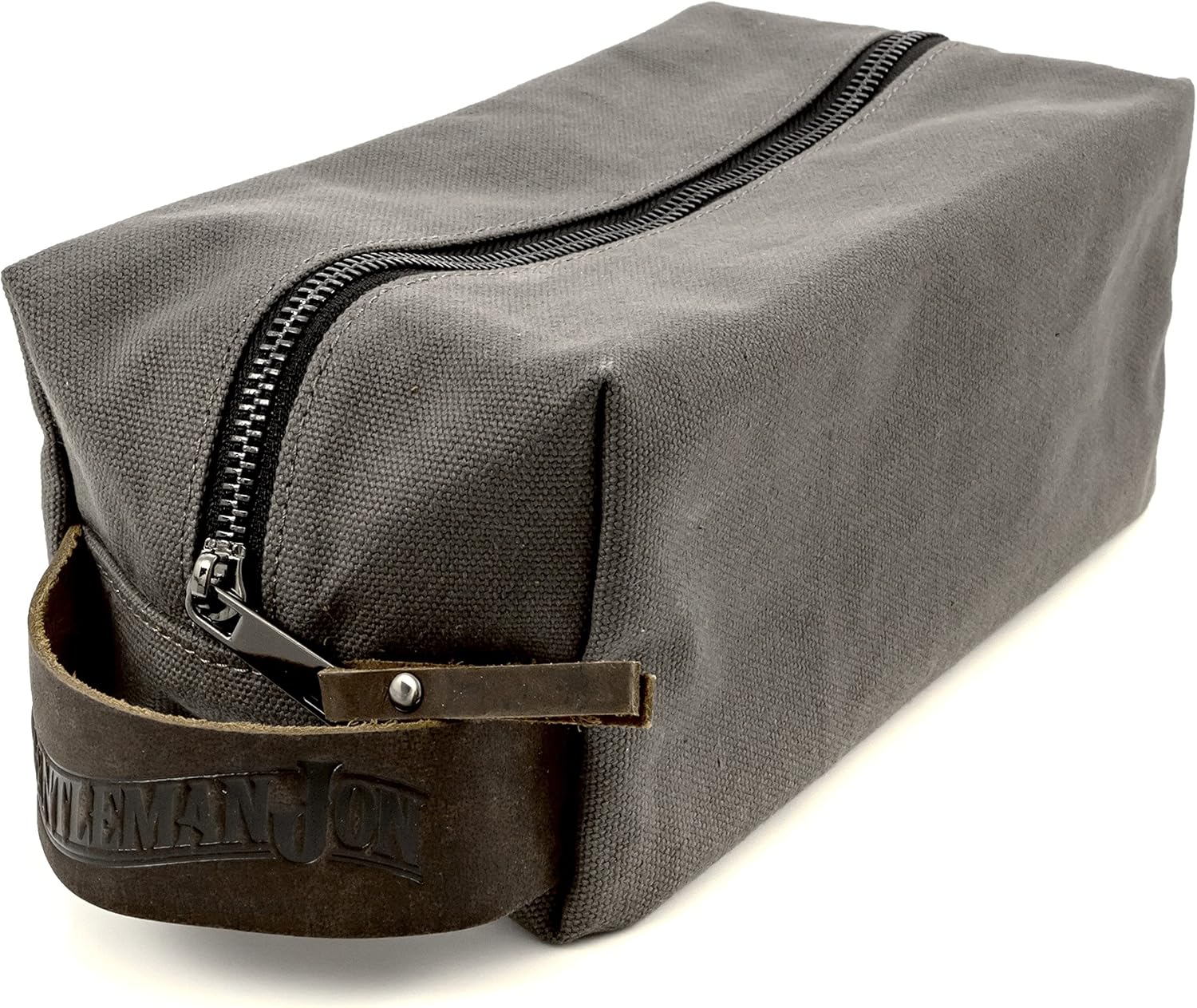 Gentleman Jon Deluxe Wet Shave Kit | Includes 8 Items: Safety Razor, Badger Hair Brush, Shave Stand, Canvas & Leather Dopp Kit, Alum Block, Shave Soap, Stainless Steel Bowl and Five Razor Blades