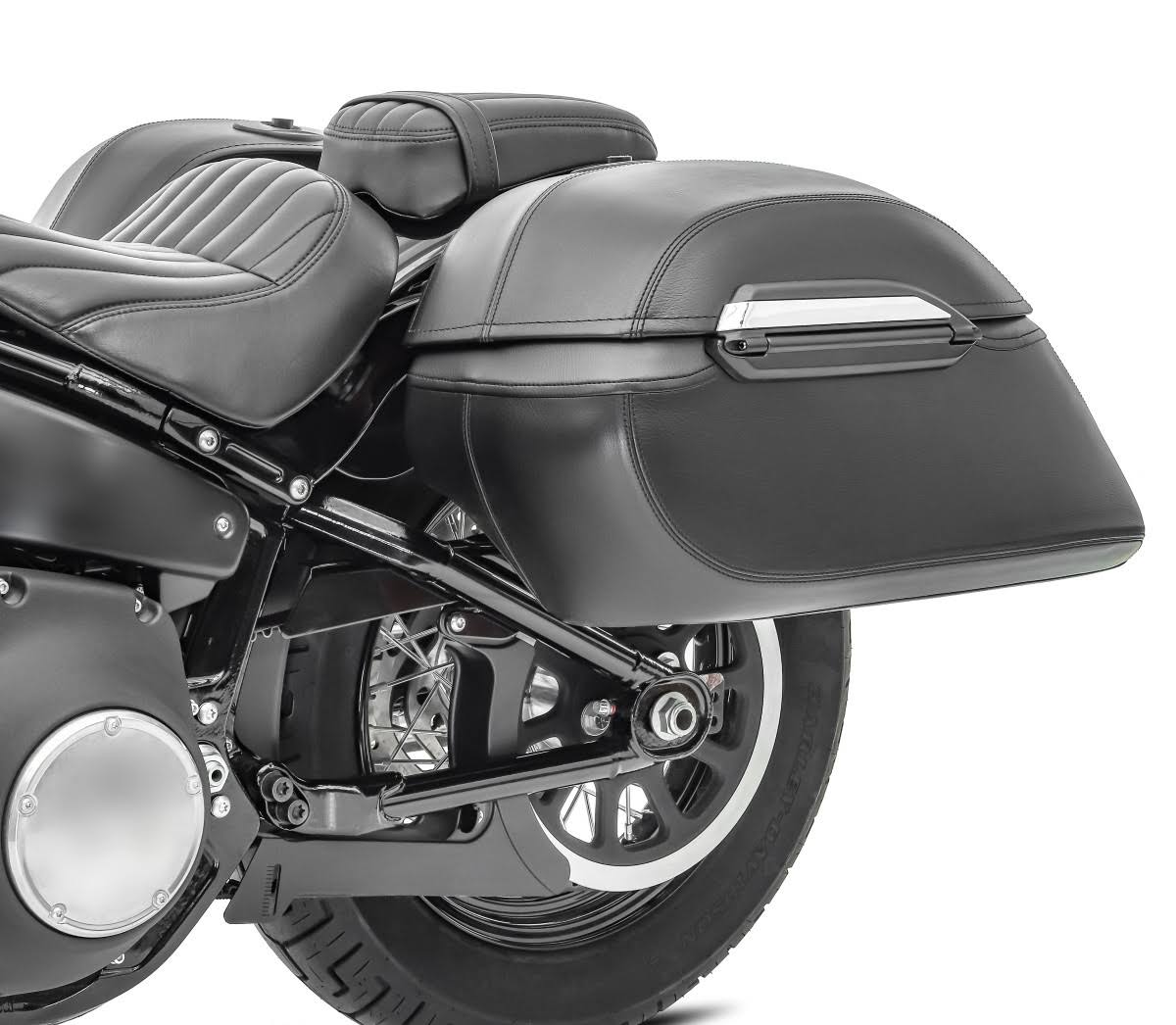 Side Case Set Harley Sportster 1200 T Superlow Craftride K3 33Ltr in Black