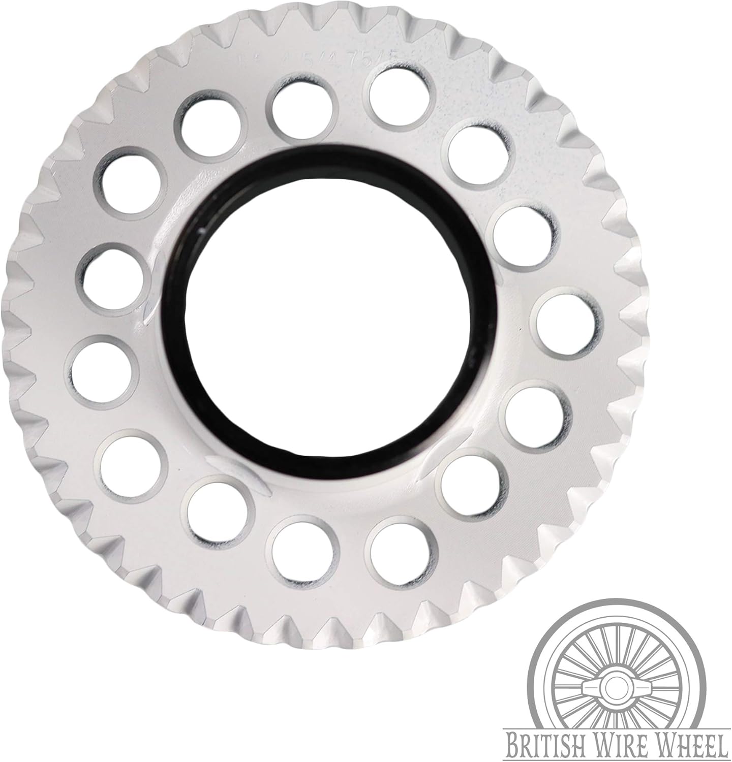 British Wire Wheel 5 Lug Universal Knock Off Wire Wheel Adapters for Lowriders, 5x4.5/ 5x4.75/ 5x5, Set of 4