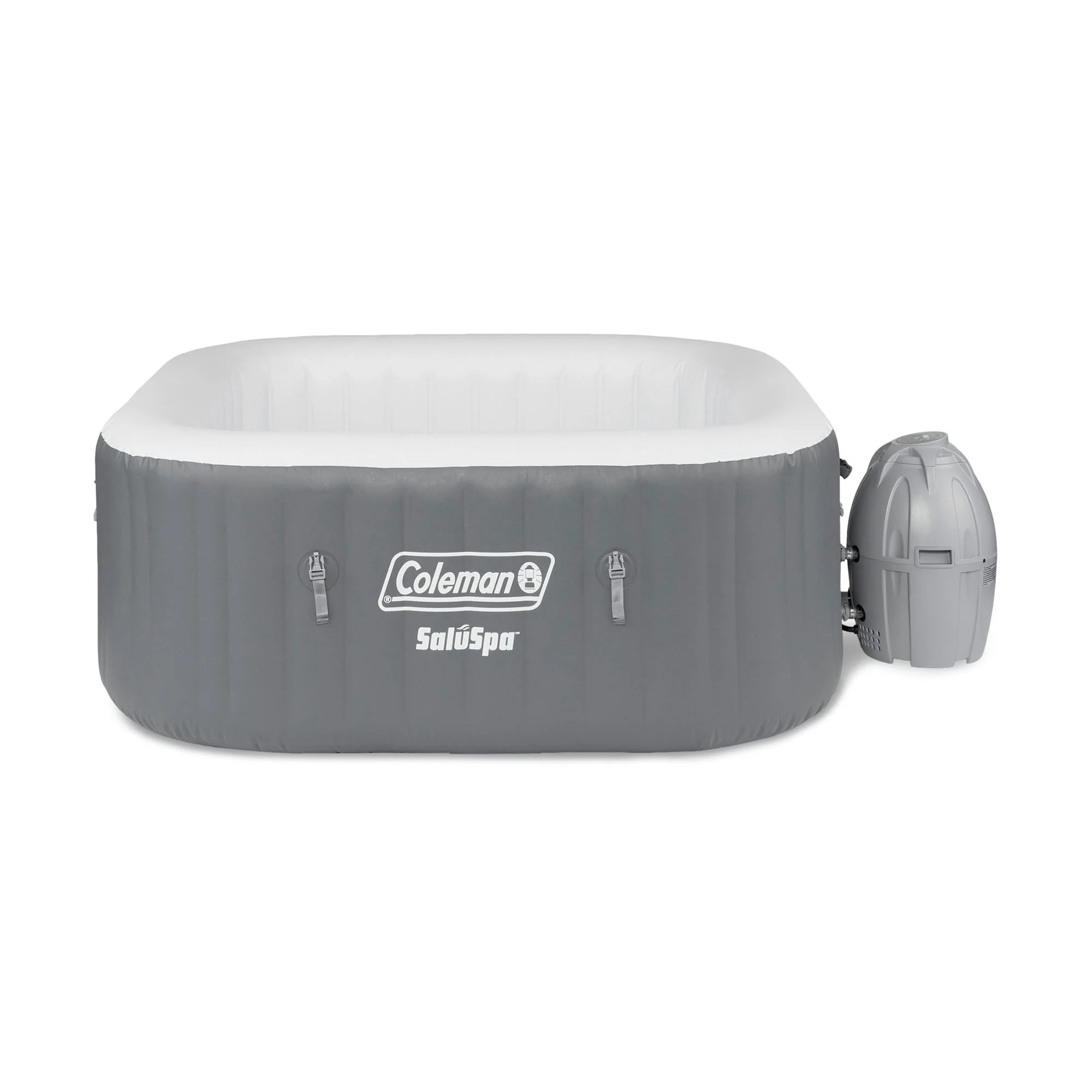 Coleman SaluSpa 4 Person Inflatable Hot Tub with EZ Spa Algaecide Treatment