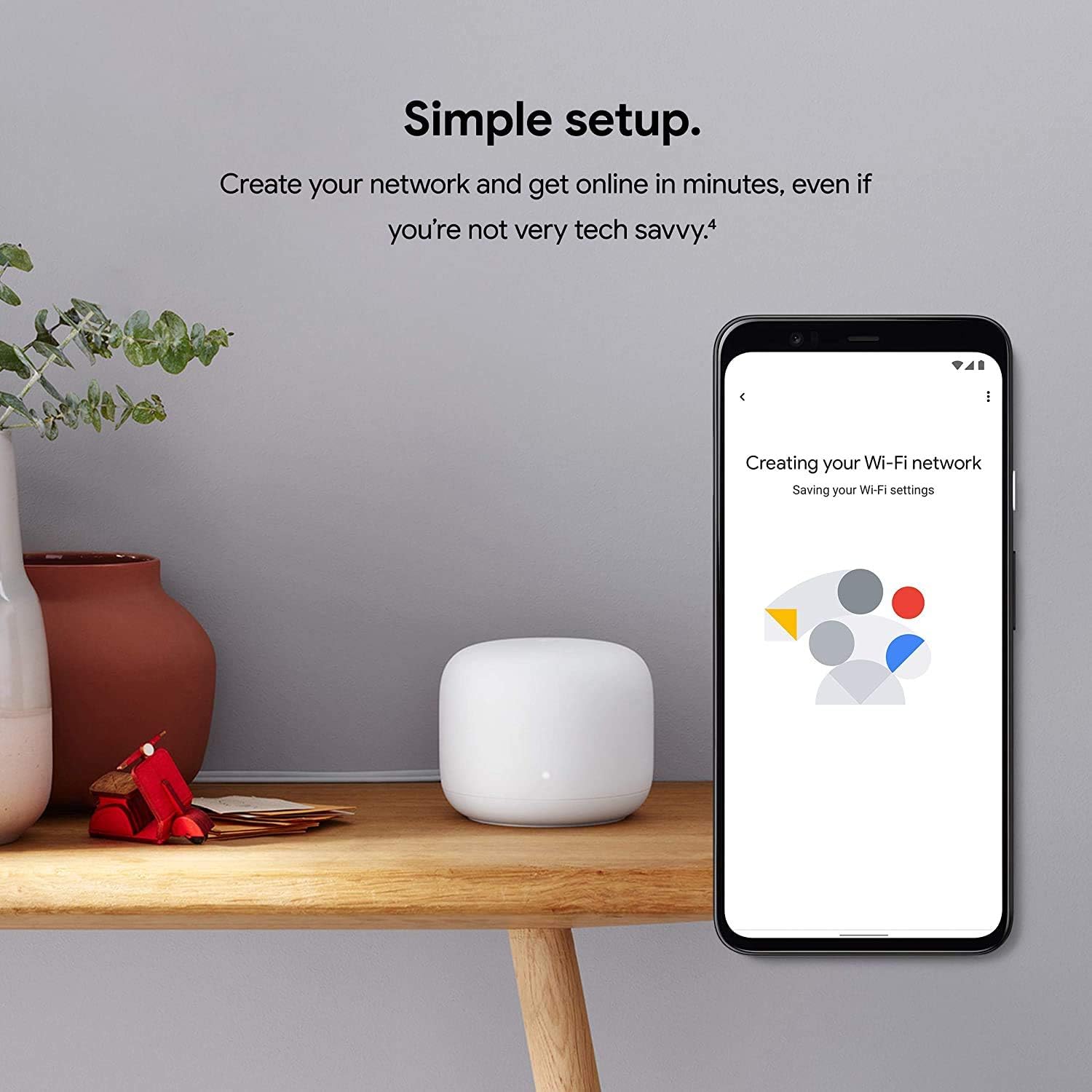 Google Nest WiFi Router 3 Pack ( One Router & Two extenders) 2nd Generation 4x4 AC2200 Mesh Wi-Fi Routers with 6600 Sq Ft Coverage (Renewed)