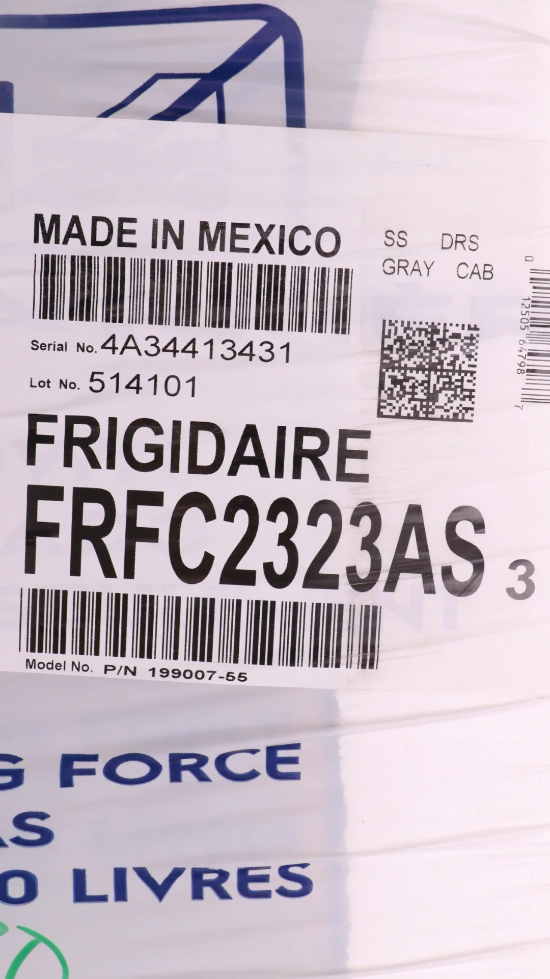 FRIGIDAIRE 36 IN. 22.6 CU FT. STAINLESS STEEL COUNTER-DEPTH FRENCH DOOR REFRIGERATOR - FRFC2323AS