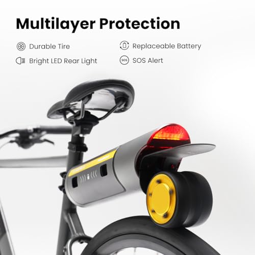 LIVALL PikaBoost 2 E-Bike Rear Wheel Conversion Kit with 220Wh Battery, Electric Bike Conversion Kit with LED & App Control for Road Bikes