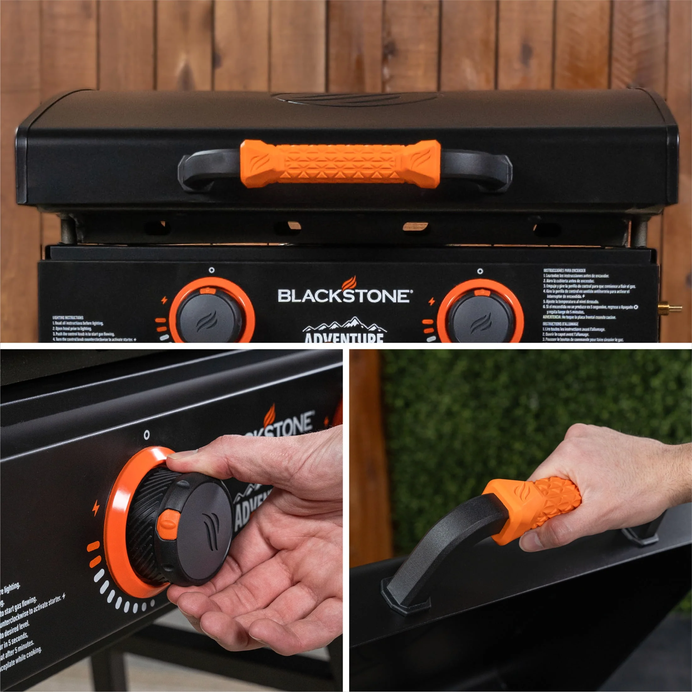 Blackstone Adventure Ready 22 Omnivore Propane Griddle with Stand and Adapter Hose