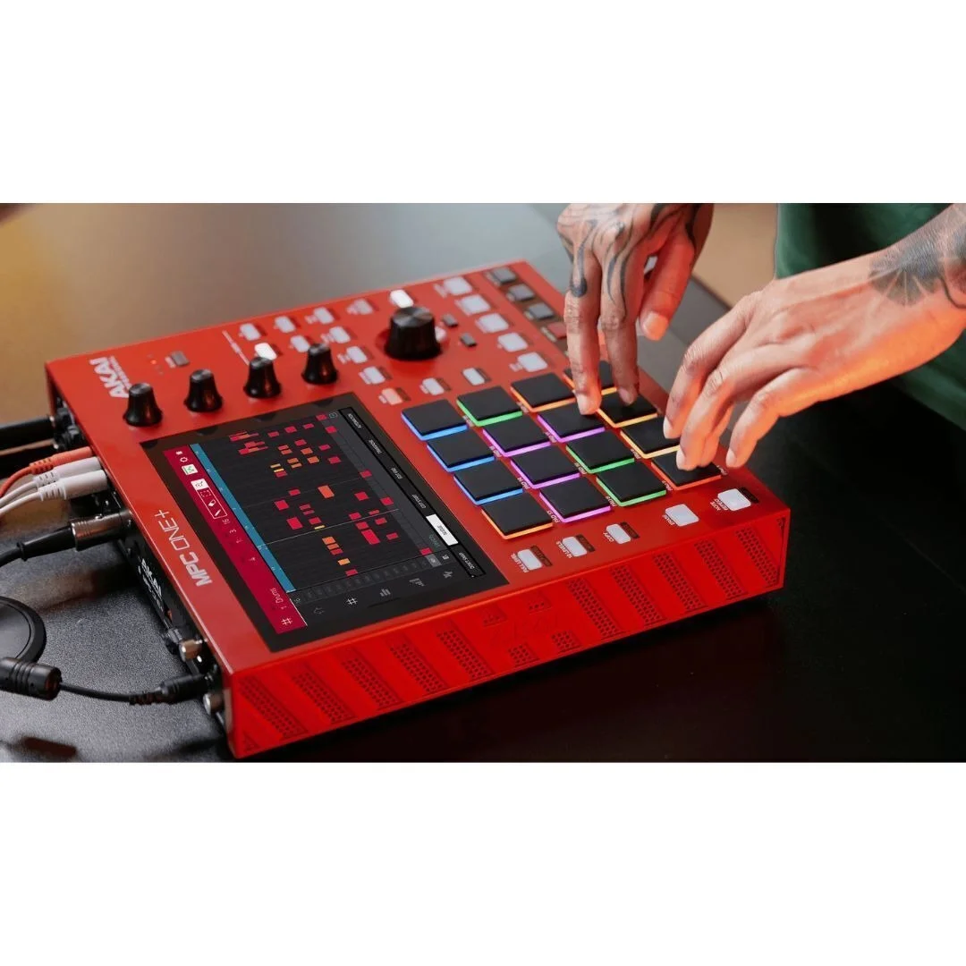 Akai Professional MPC One+ Standalone Drum Machine, Beat Maker Bundle with Cover and Headphones