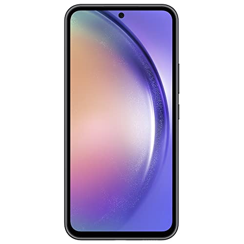 SAMSUNG Galaxy A54 5G (128GB, 6GB) 6.4" 120Hz AMOLED, 50MP 4K Triple Camera, 5G / 4G Volte (AT&T Locked) A546U (Awesome Black) (Renewed)