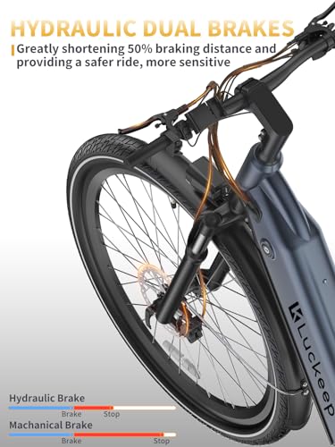Electric Bike for Adults 1130W Peark Motor, 48V 20AH-45AH SAMSUNG Battery, Max 80 Miles 27.5" Ebike up to 32MPH, E-Bike with Torque Sensor, Front Suspension & Dual Hydraulic Brakes, App Control E Bike