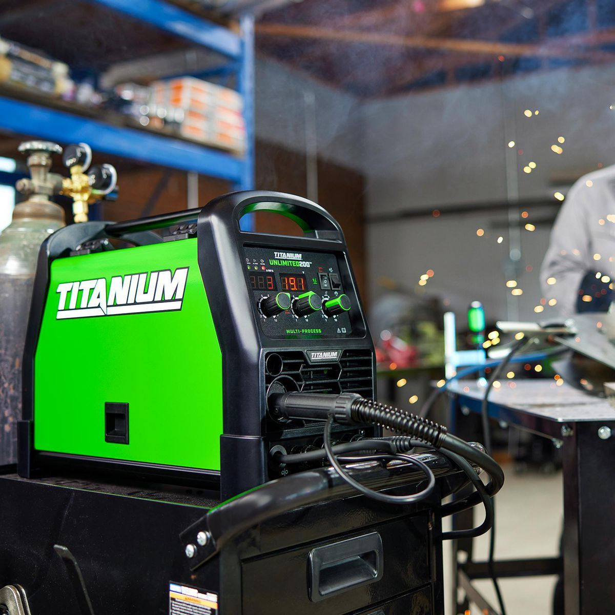 TITANIUM UNLIMITED 200 Professional Multiprocess Welder with 120/240V Input