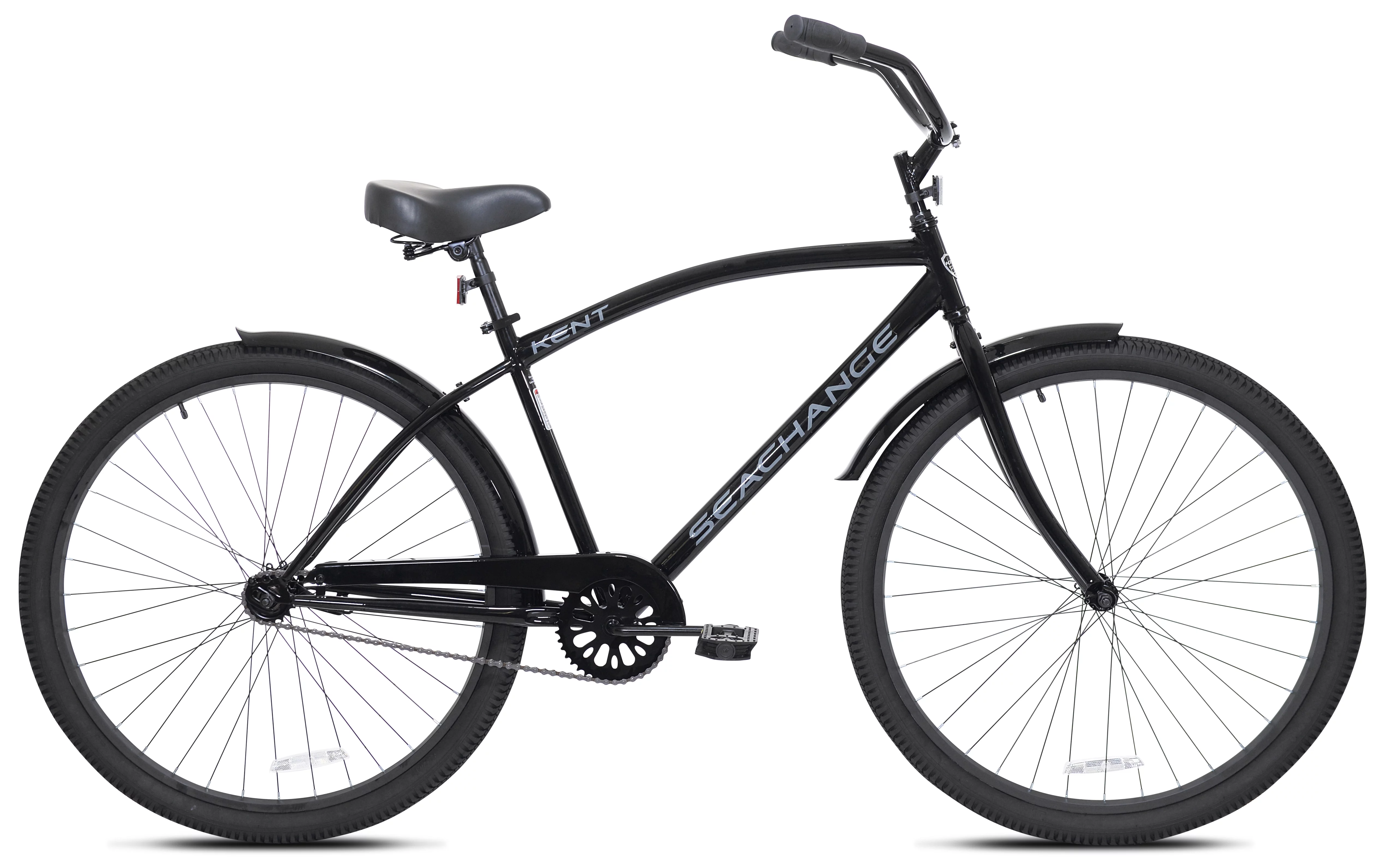 Kent Bicycle 29 Men's Seachange Beach Cruiser Bicycle, Black