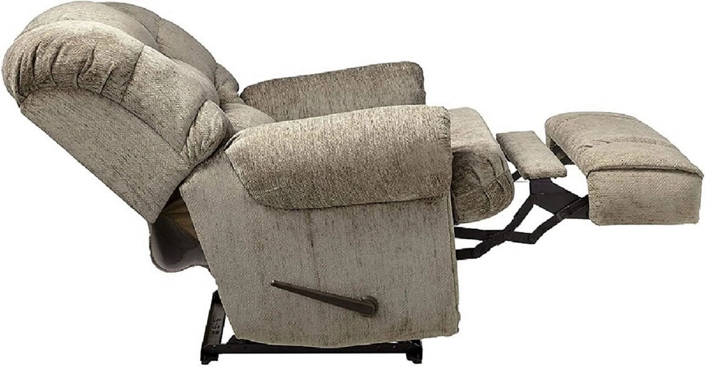 King Of Comfort Furniture Stallion Recliner. Big Man  Wallsaver Recliner. Extended Length 79" Weight Capacity 500 lbs. Seat Width 25" Free Curbside Delivery.