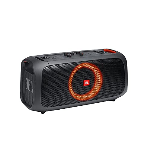 JBL PartyBox On-The-Go Powerful Portable Bluetooth Party Speaker with Dynamic Light Show, black