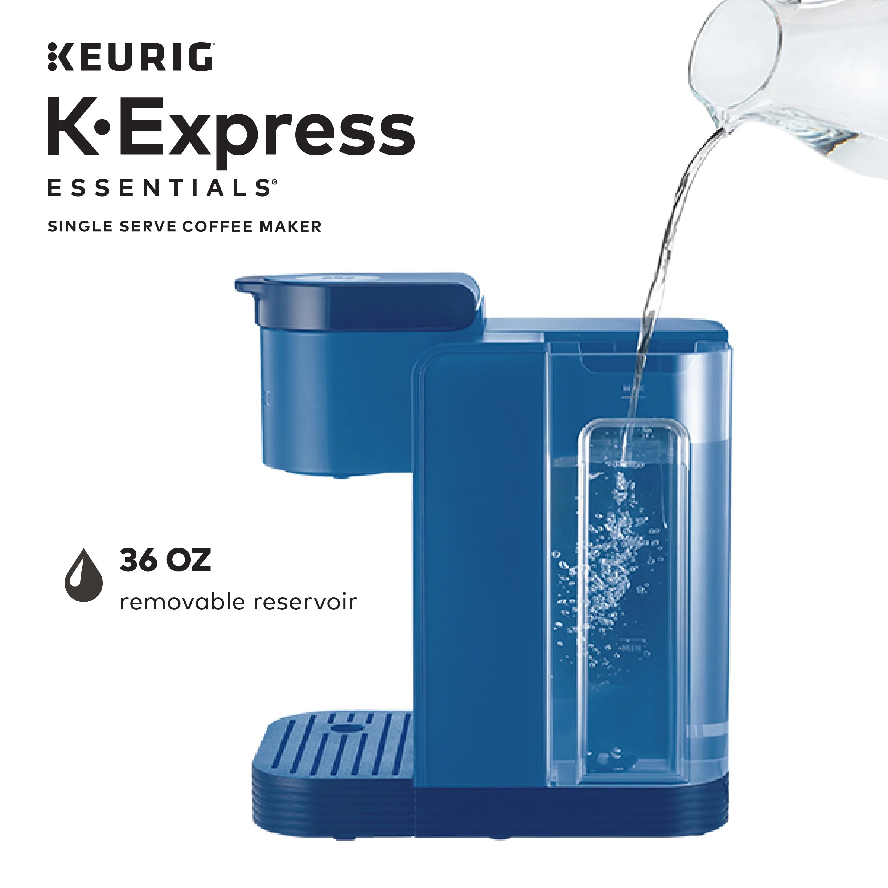 Keurig K-Express Essentials Single Serve K-Cup Pod Coffee Maker, Black