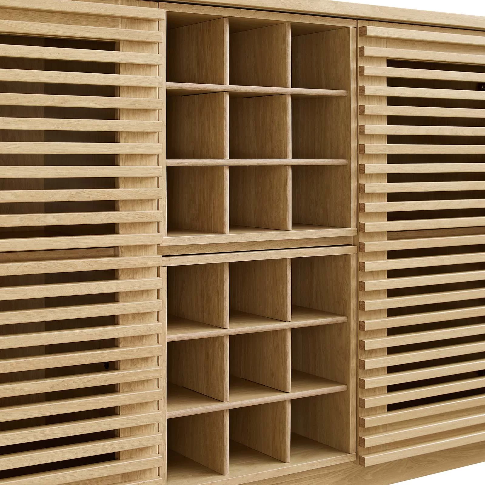 Modway Render Bar Cabinet in Oak