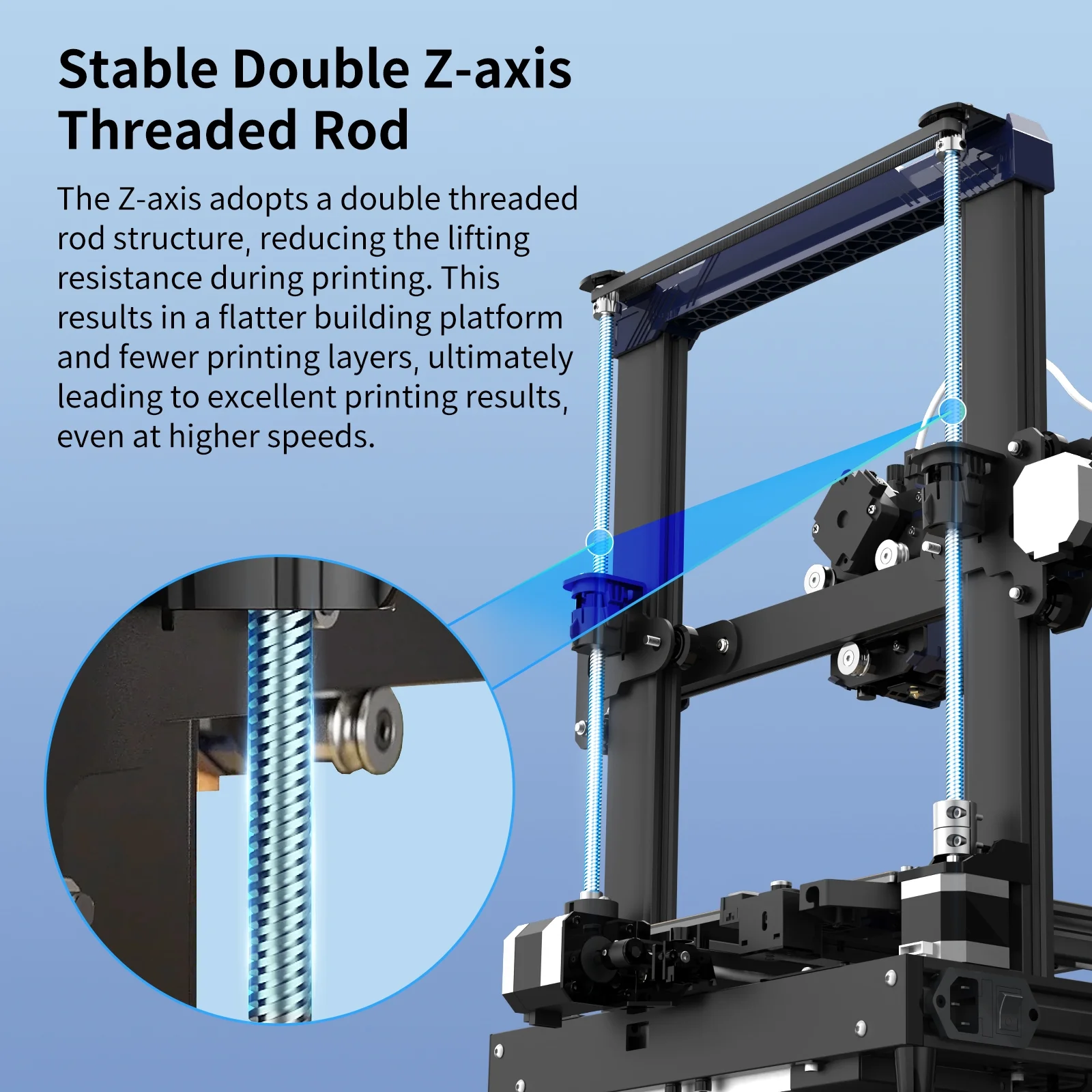 Anycubic Kobra 2 3D Printer, 6X Faster Speed Firmware Upgrades Auto Leveling Pre-Installed with Upgraded Extrusion System Efficient and Precise Delivery 8.7"x8.7"x9.84"