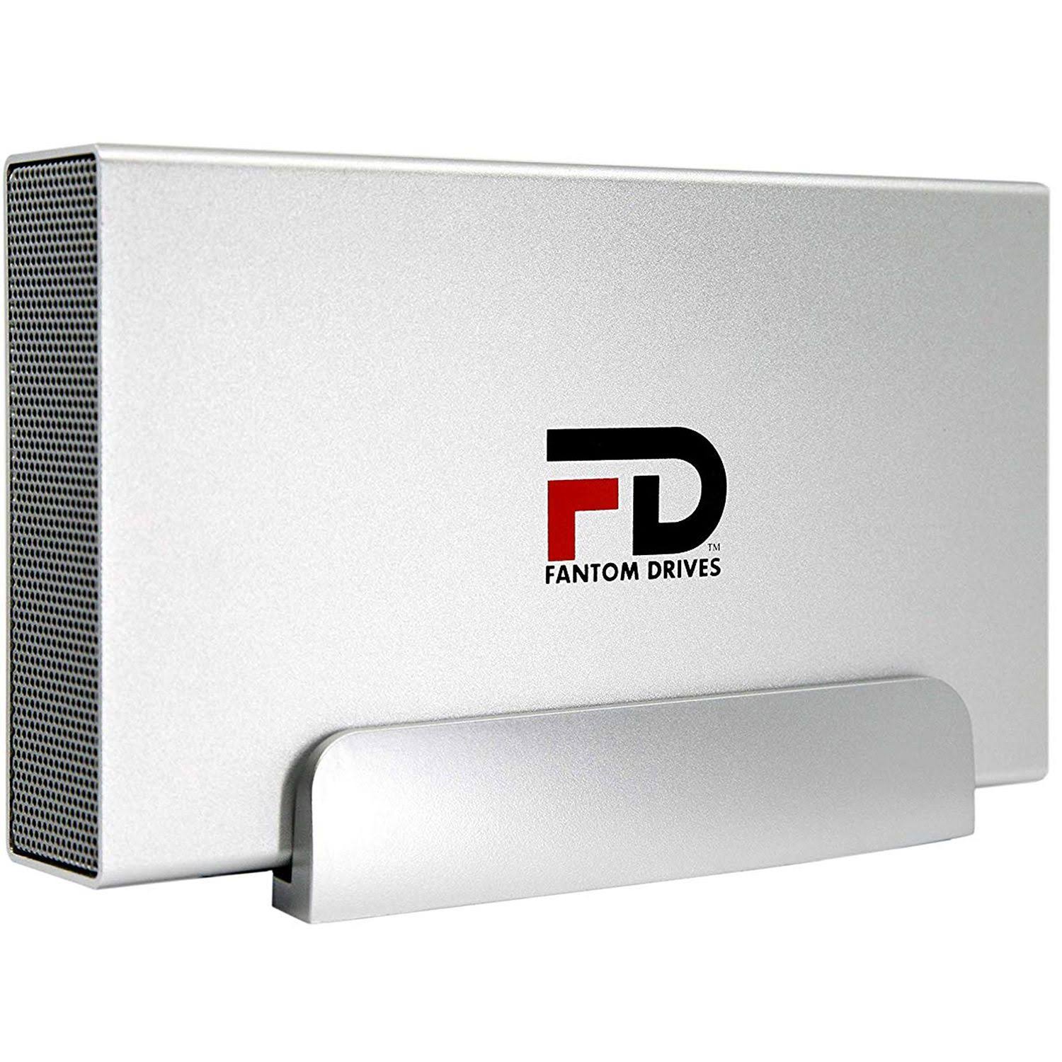 Fantom Drives G-Force 3 Professional USB 3.0 eSATA 4tb External Hard Drive, Silver