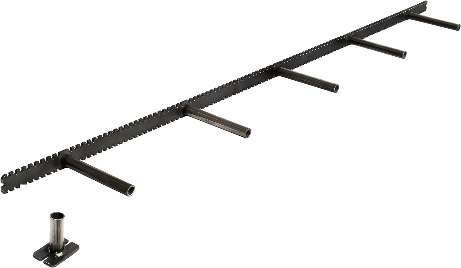 Sheppard Brackets - Heavy Duty Metal Floating Shelf Brackets Easy Mount, Mounting Locations Every Half inch (58 inch) Pack of 2