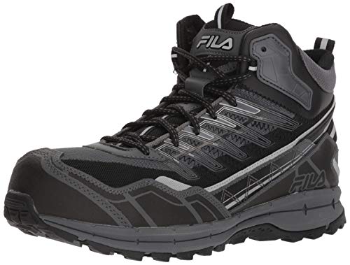 Fila men's Hail Storm 3 Mid Composite Toe Trail Work Shoes Ct